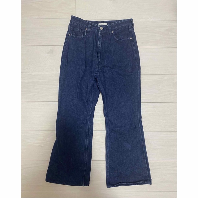 CLANE(クラネ)のCLANE クラネ J/W SHORT BELL BOTTOM DENIM レディースのパンツ(デニム/ジーンズ)の商品写真