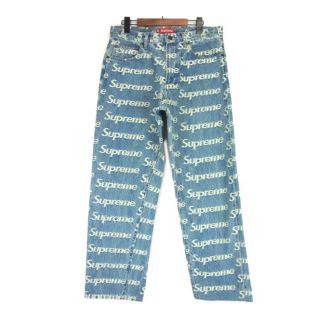 supreme frayed logos regular jean(デニム/ジーンズ)