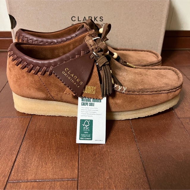 [未使用] CLARKS WALLABEE ワラビー  希少デザイン❗️