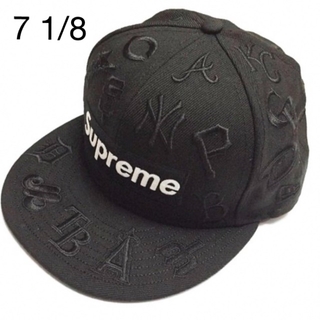 シュプリーム(Supreme)のSUPREME MLB NEW ERA CAP Black 56.8cm(キャップ)