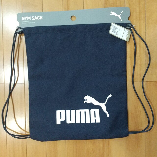 PUMA(プーマ)のプーマ　ナップサック　フェイズジムサック　リュックサック　紺色 メンズのバッグ(バッグパック/リュック)の商品写真