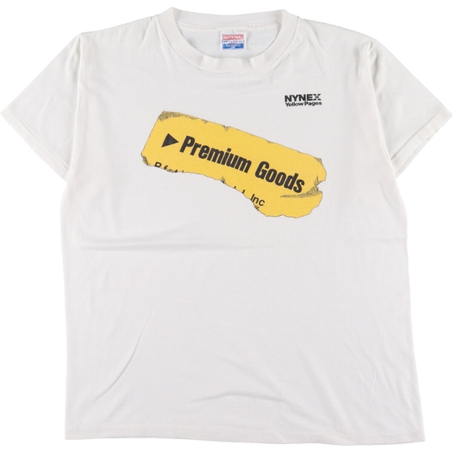 80~90年代 NATIONAL NYNEX YELLOW PAGES アドバタイジングTシャツ USA製 メンズM ヴィンテージ /eaa329438