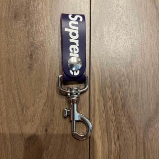 シュプリーム(Supreme)のSupreme leather key loop パープル(キーホルダー)