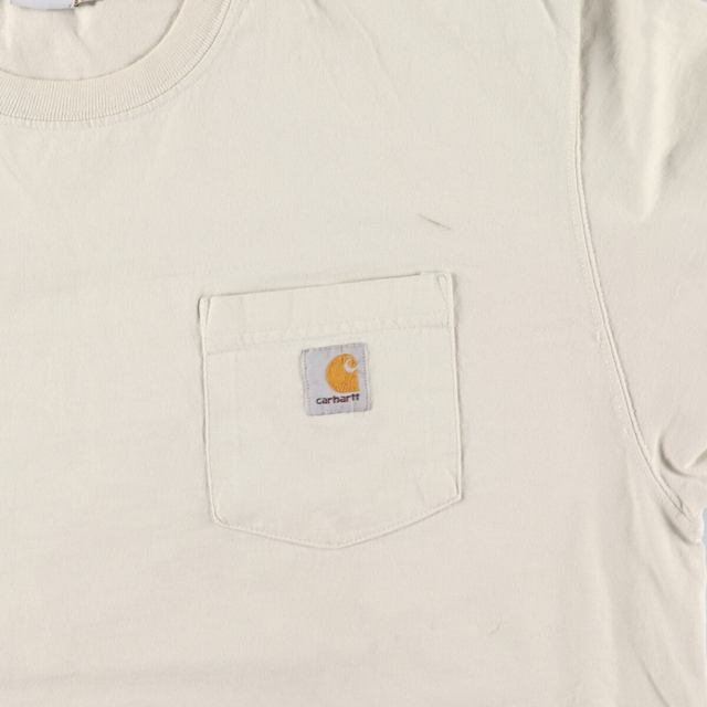 カーハート Carhartt ORIGINAL FIT 半袖 ワンポイントロゴポケットTシャツ メンズL /eaa329526