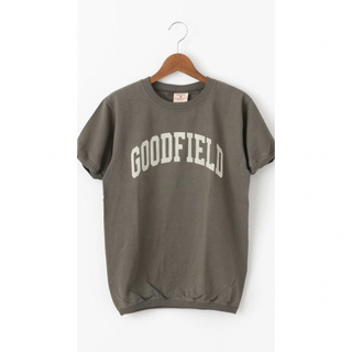 GOOD WEAR - グッドウェア　クルーネック半袖リブロゴTシャツ