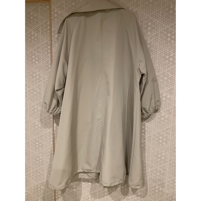 しまむら(シマムラ)のグログランステンカラー　ベージュ レディースのジャケット/アウター(トレンチコート)の商品写真