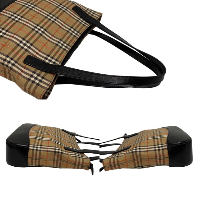 BURBERRY - 極 美品 BURBERRY バーバリー ノバチェック レザー 本革
