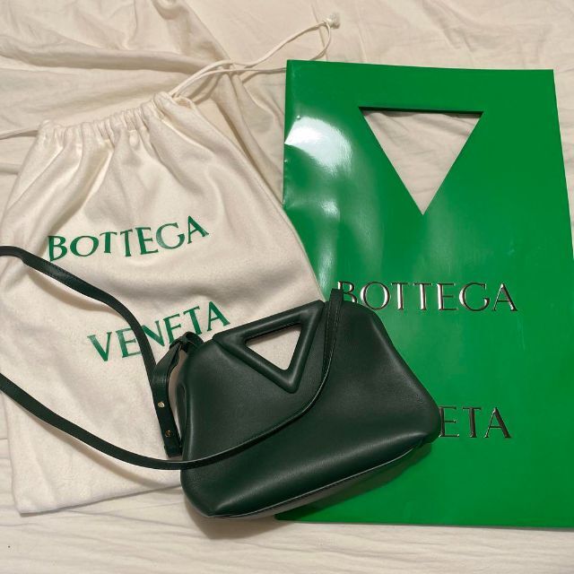 Bottega Veneta - ボッテガ　ポイント　レザー製ハンドスモールバッグ