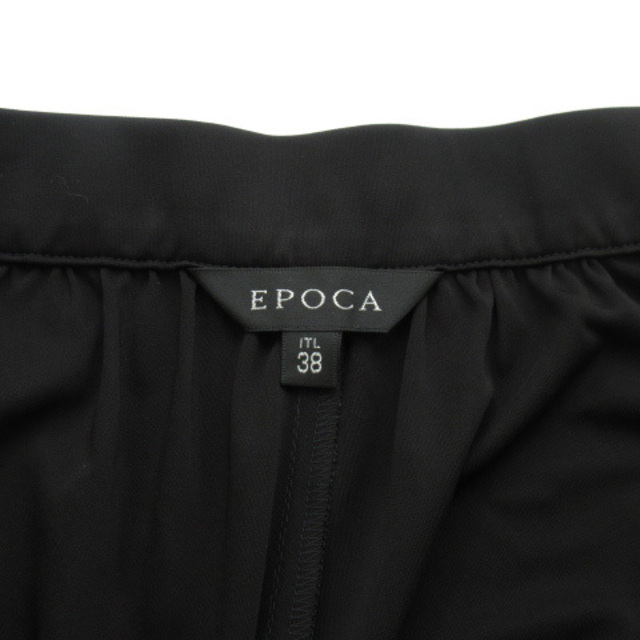 EPOCA(エポカ)のエポカ EPOCA パンツ テーパード タック ドレープ 38 黒 ブラック レディースのパンツ(その他)の商品写真