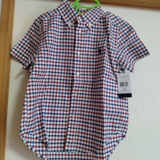 ラルフローレン(Ralph Lauren)のラルフローレン 半袖シャツ 4T チェックシャツ(Tシャツ/カットソー)