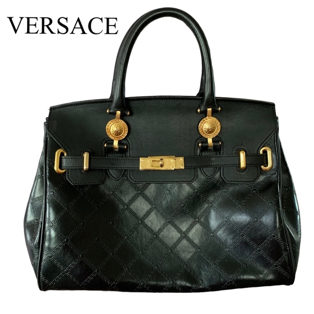 VERSACE  ヴェルサーチ☆ハンドバッグ サンバースト