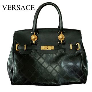 ヴェルサーチ(VERSACE)のVERSACE  ヴェルサーチ☆ハンドバッグ サンバースト(ハンドバッグ)