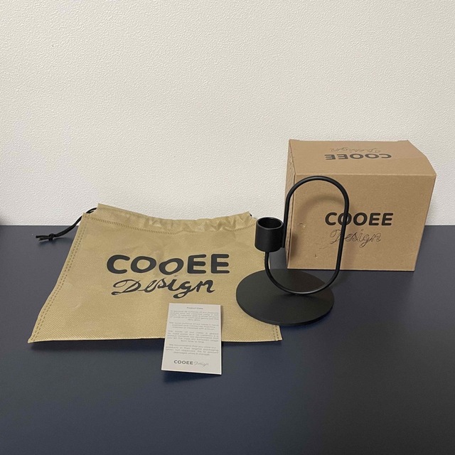 ACTUS(アクタス)の【値下げ】Cooee Design Swoop キャンドルスティック インテリア/住まい/日用品のインテリア小物(置物)の商品写真