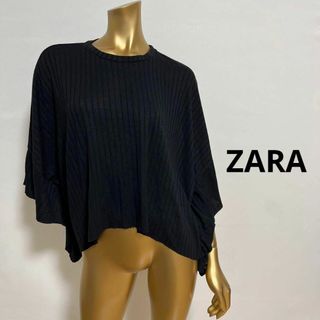 ザラ(ZARA)の【2437】バタフライスリーブ ドルマン トップス L(カットソー(長袖/七分))