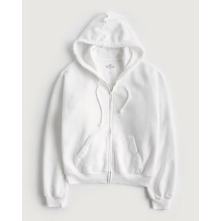 ✳︎美品✳︎GIRLS サイズM HOLLISTER ロゴフーディ 白