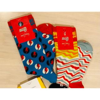 ハッピーソックス(Happy Socks)の【新品タグ付き】Happy socks サイズ41-46(ソックス)