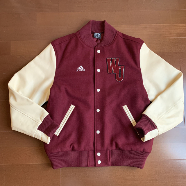 早稲田×adidas ダブルネーム スタジャン Sサイズ 美品 限定モデル 激安