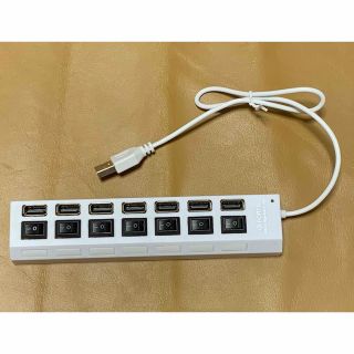 USB 拡張ハブ　7ポート(PC周辺機器)