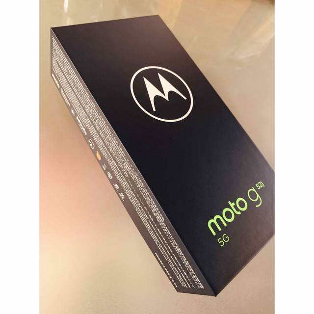 【完全新品未開封】moto g52j 5G ストレージ128GB インクブラック