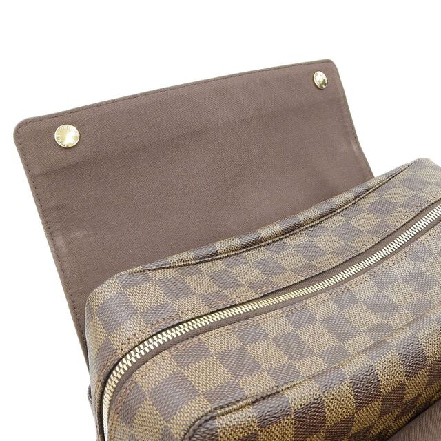 【本物保証】 布袋付 美品 ルイヴィトン LOUIS VUITTON ダミエ ナヴィグリオ ショルダーバッグ エベヌ N45255