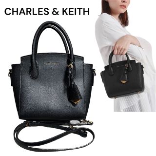 チャールズアンドキース(Charles and Keith)のゆう様 チャールズ&キース クラシック ダブルトップハンドルバッグ  ショルダー(ハンドバッグ)