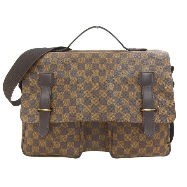 【本物保証】 ルイヴィトン LOUIS VUITTON ダミエ ブロードウェイ ショルダーバッグ エベヌ N42270