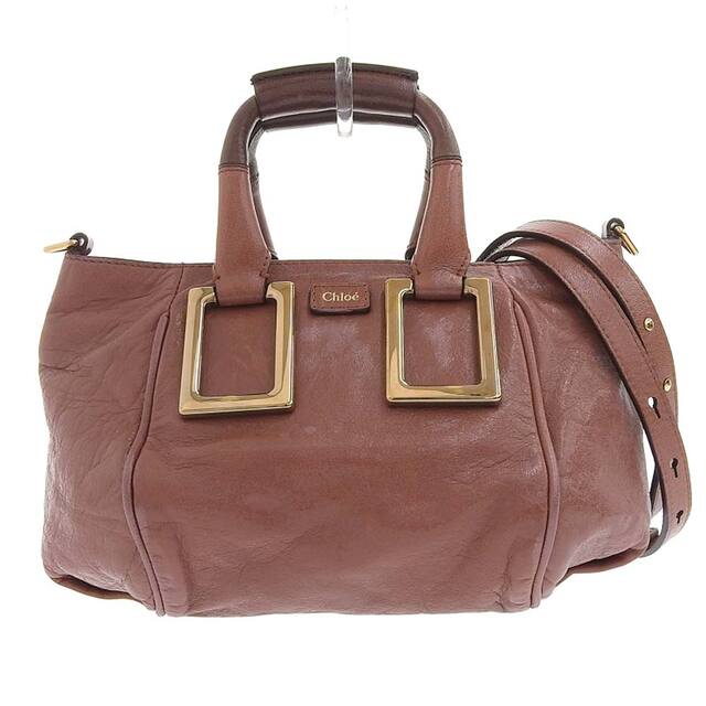 Chloe(クロエ)の【本物保証】 超美品 クロエ CHLOE エテル 2WAYバッグ ハンドバッグ ショルダーバッグ 茶 ブラウン M レディースのバッグ(ショルダーバッグ)の商品写真