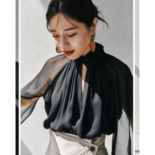 Cape sleeve Chiffon Blouse(シャツ/ブラウス(長袖/七分))