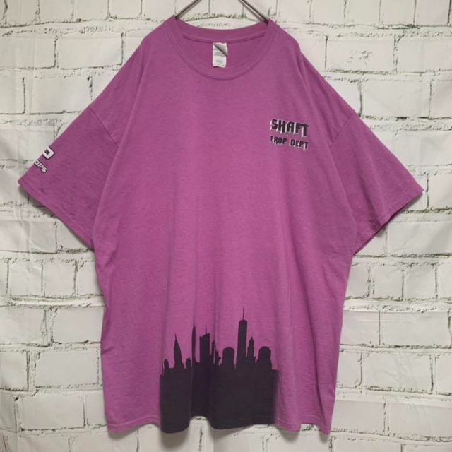 GILDAN ギルダン　USA古着　2XL ピンク　Tシャツ　半袖 メンズのトップス(Tシャツ/カットソー(半袖/袖なし))の商品写真