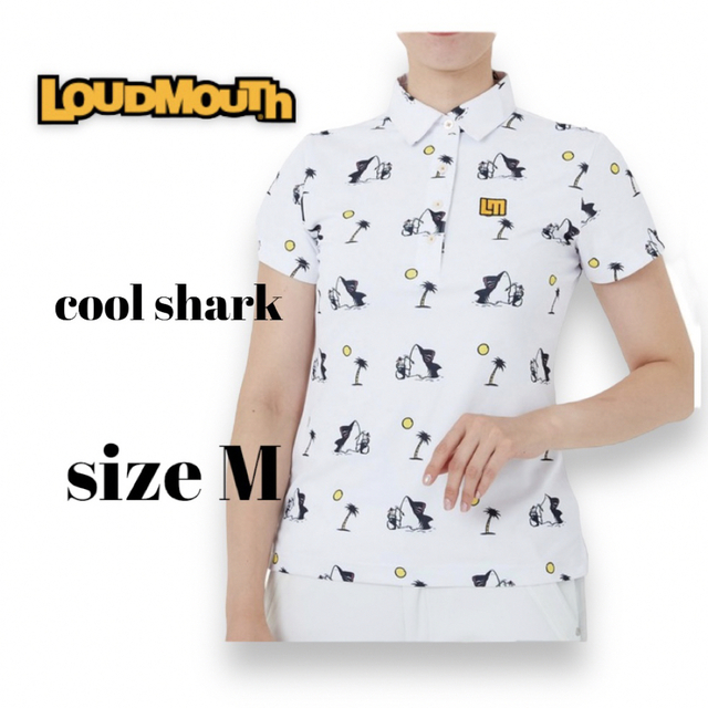 ラウドマウス 半袖ポロシャツ レディース Kool Shark クールシャーク