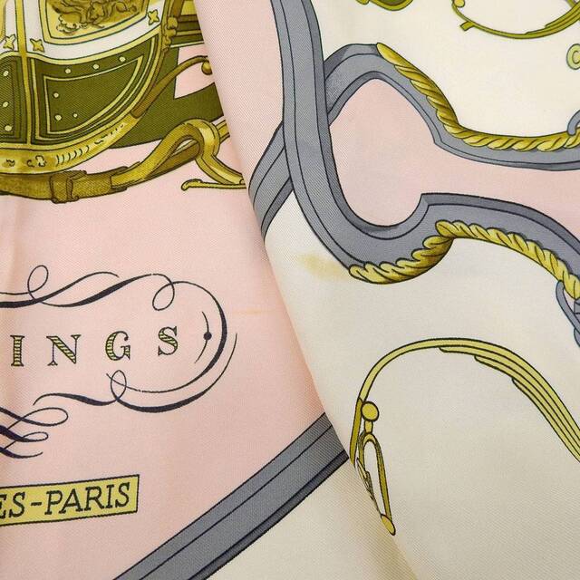 Hermes   本物保証 美品 エルメス HERMES 馬車柄 スカーフ SPRINGS