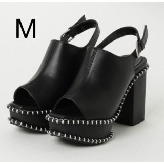 マウジー(moussy)のマウジー moussy WOODEN Sole SABOT サボサンダル M(サンダル)