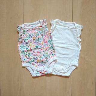 ベビーギャップ(babyGAP)のロンパース　50　2枚セット(ロンパース)