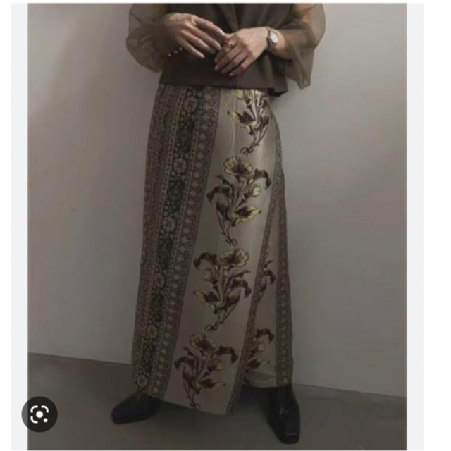 Ameri VINTAGE(アメリヴィンテージ)のameri vintage/ IMANE JACQUARD WRAP SKIRT レディースのレディース その他(セット/コーデ)の商品写真