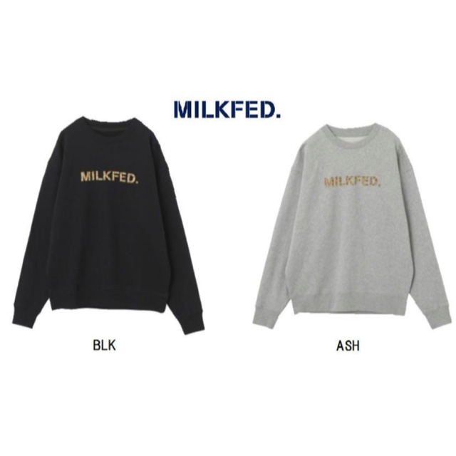 【新品】milkfed  ミルクフェド LEOPARD  BIG SWEAT