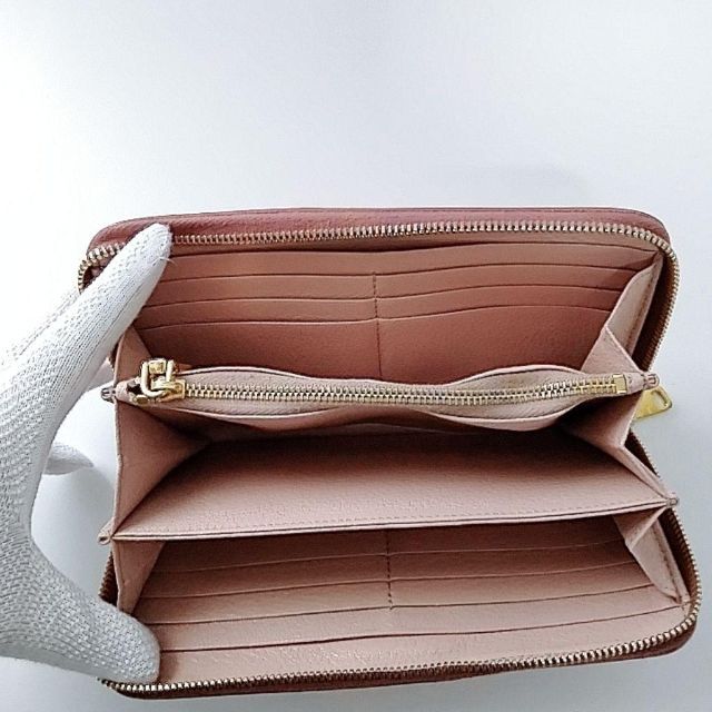 miumiu - 【正規品】ミュウミュウ 長財布 ピンク 本革 大容量 札入れ
