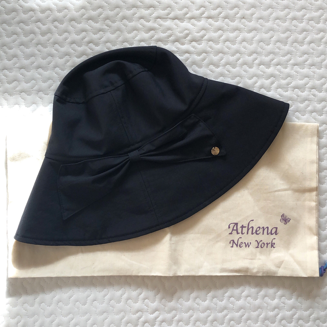 Athena New York(アシーナニューヨーク)のアシーナニューヨーク ノラリボン ブラック レディースの帽子(ハット)の商品写真