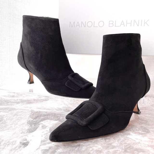 MANOLO  BLAHNIK マノロブラニク　ショートブーツ　ブーティ　極美品