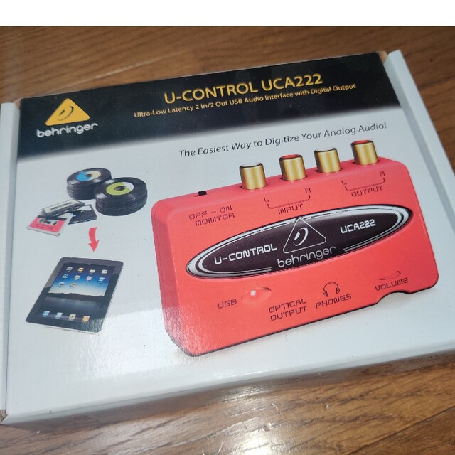 ベリンガー　U-CONTROL　USBオーディオインターフェイス　デジタル出力