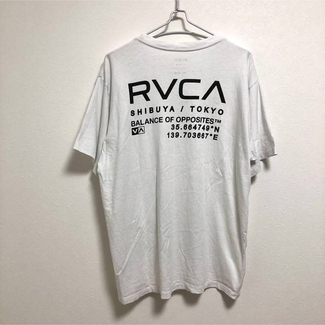 RVCA(ルーカ)のRVCA ルーカ　デカロゴ　刺繍ロゴ　Tシャツ　メンズ　L  メンズのトップス(Tシャツ/カットソー(半袖/袖なし))の商品写真