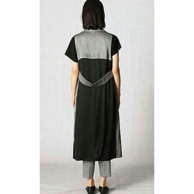 アルチザンARTISANリネンコットンシャンブレーロングジレ&パンツ