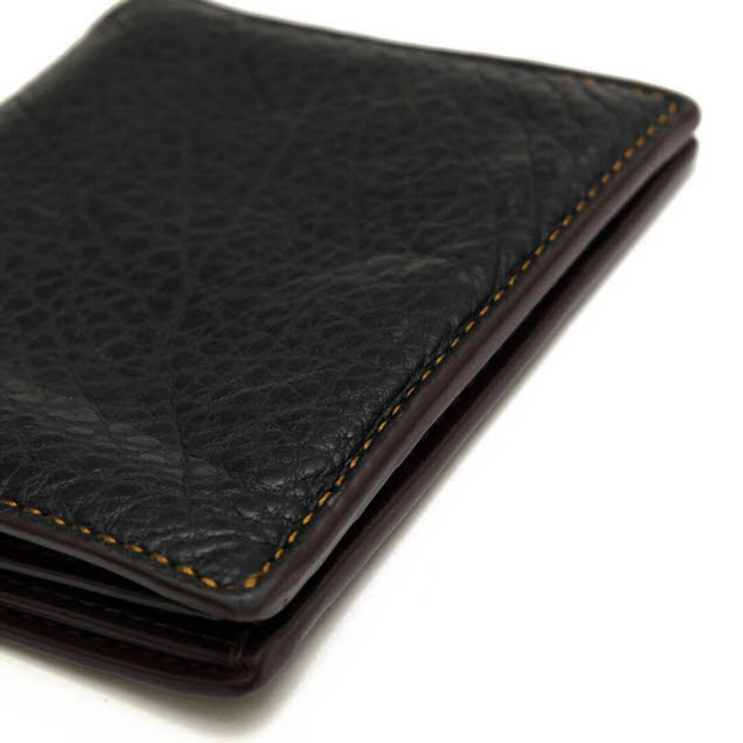 コーチ/COACH 財布 ウォレット メンズ 男性 男性用レザー 革 本革 ブラック 黒 11989 Slim Coin Wallet In Buffalo Embossed Leather スリム コインウォレット 小銭入れあり 二つ折り シボ革 シュリンクレザー