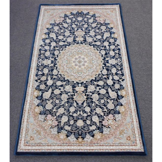 再入荷！225万ノット、超高密度織！イラン産絨毯 70×120cm‐201811