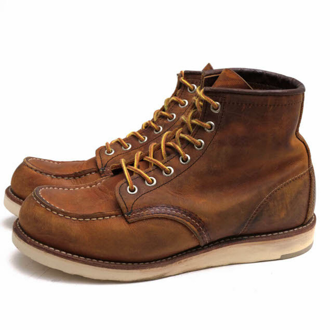 レッドウィング／RED WING ワークブーツ シューズ 靴 メンズ 男性 男性用レザー 革 本革 ブラウン 茶  8876 Classic Work 6inch MOC-TOE アイリッシュセッター モックトゥ グッドイヤーウェルト製法 定番ブーツ