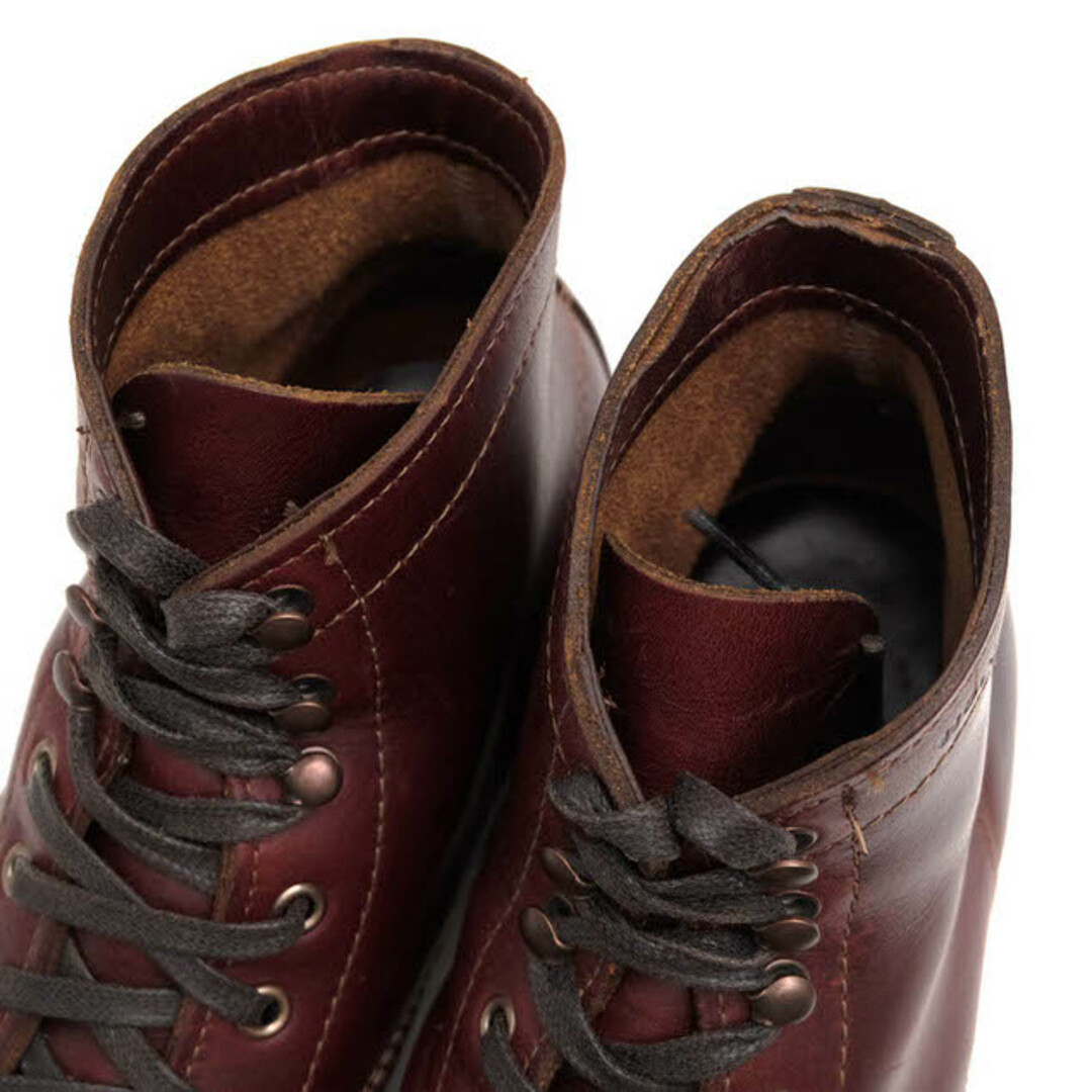 ウルヴァリン/WOLVERINE ワークブーツ シューズ 靴 メンズ 男性 男性用レザー 革 本革 W00137 1000Mile Boot Cordovan No.8 Horween Chromexcel Leather 1000マイルブーツ コードバン セミドレスブーツ プレーントゥ