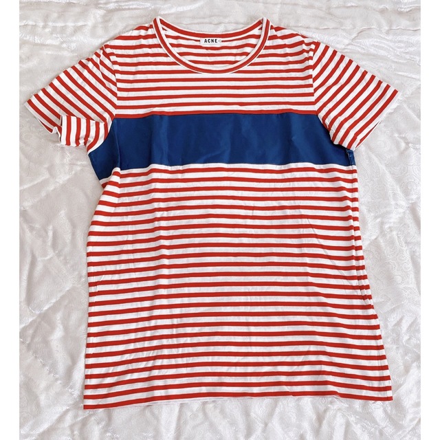 ACNE(アクネ)のACNE アクネ　ボーダーTシャツ　マリンスポーツ　海　夏に メンズのトップス(Tシャツ/カットソー(半袖/袖なし))の商品写真