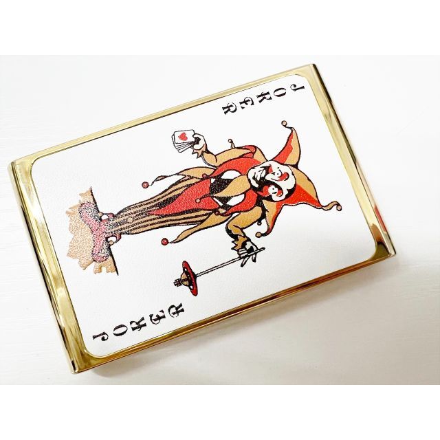 Vivienne Westwood(ヴィヴィアンウエストウッド)のレア 美品 ヴィヴィアンウエストウッド ジョーカー シガレットケース メタル メンズのファッション小物(タバコグッズ)の商品写真