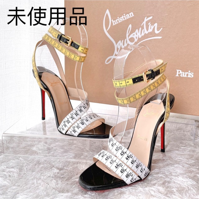 Christian Louboutin(クリスチャンルブタン)のクリスチャンルブタン　ストラップ　メジャー　サンダル　ハイヒール　パンプス　希少 レディースの靴/シューズ(サンダル)の商品写真