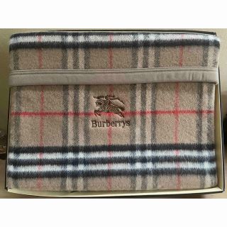 BURBERRY - ◆SAL E◆バーバリー◆ラム入り純毛毛布◆シングル