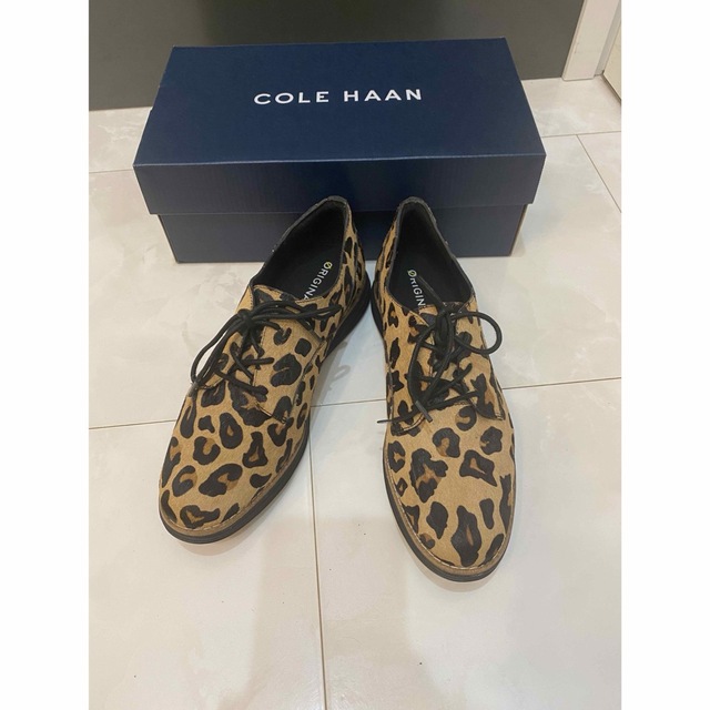 COLE HAAN  ハラコ　レオパード　シューズ